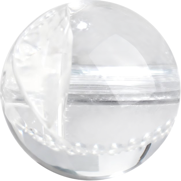 Clear-Body Snowflake Phantom Quartz 8mm