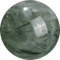 Green Rutilated Quartz 6mm
