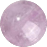 Icy Purple Rabbit Hair Quartz 9mm