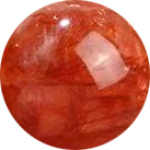 Imperial Red Fire Quartz 6mm