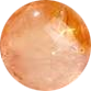 Soft Red Fire Quartz 6mm