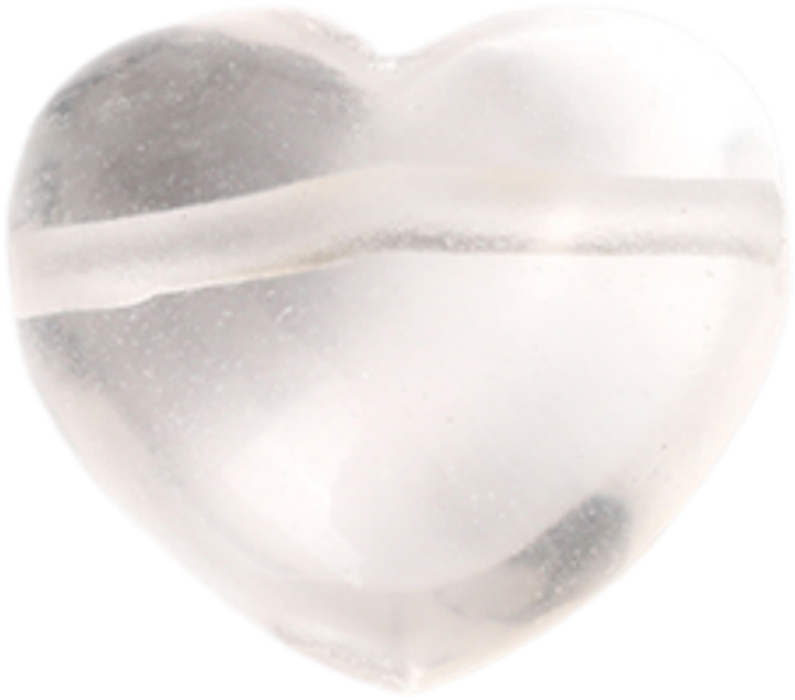 Clear Quartz Heart 13mm