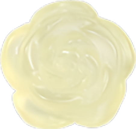 Lemon Quartz Rose 18mm