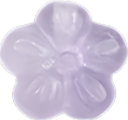 Purple Fluorite Blossom 13mm