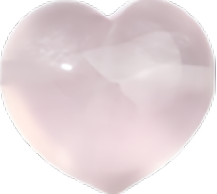 Rose Quartz Heart 10mm
