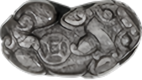 Silver Obsidian Pixiu 17mm