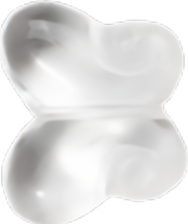 White Butterfly 8mm