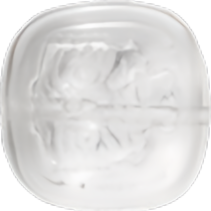 White Zhakiram Plaque 15mm