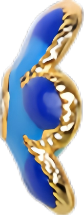 Enamel Bead Cap — Right 10mm