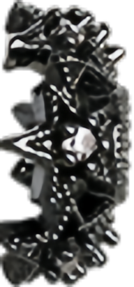 Gunmetal Bead Cap — Left 9mm