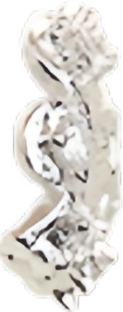 Platinum Bead Cap No. 2 — Left 10mm