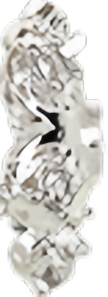 Platinum Bead Cap No. 3 — Left 10mm