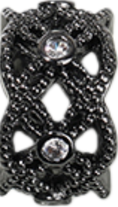 Black Spacer Ring 4mm