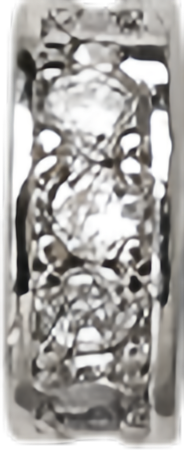 Silver Crystal Spacer Disc 2mm