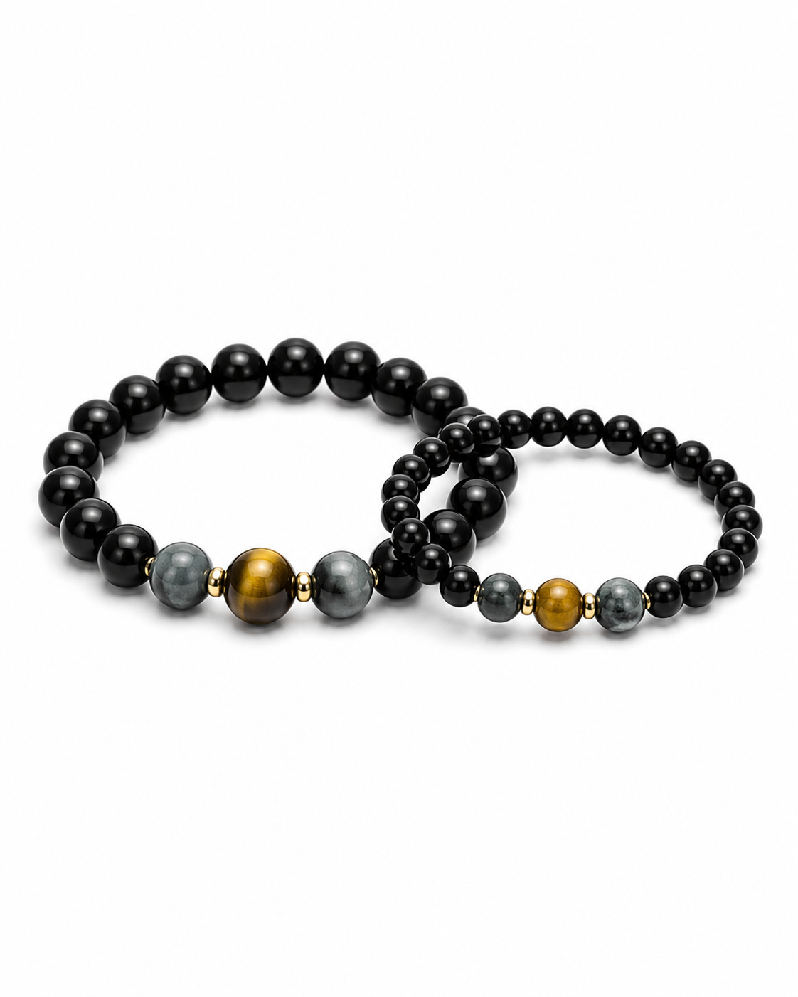 Gilded Midnight Bond crystal bracelet by Maison Lune