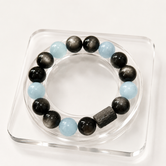 Indigo Serenity crystal bracelet by Maison Lune