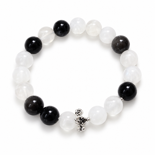 Moonlit Bond crystal bracelet by Maison Lune