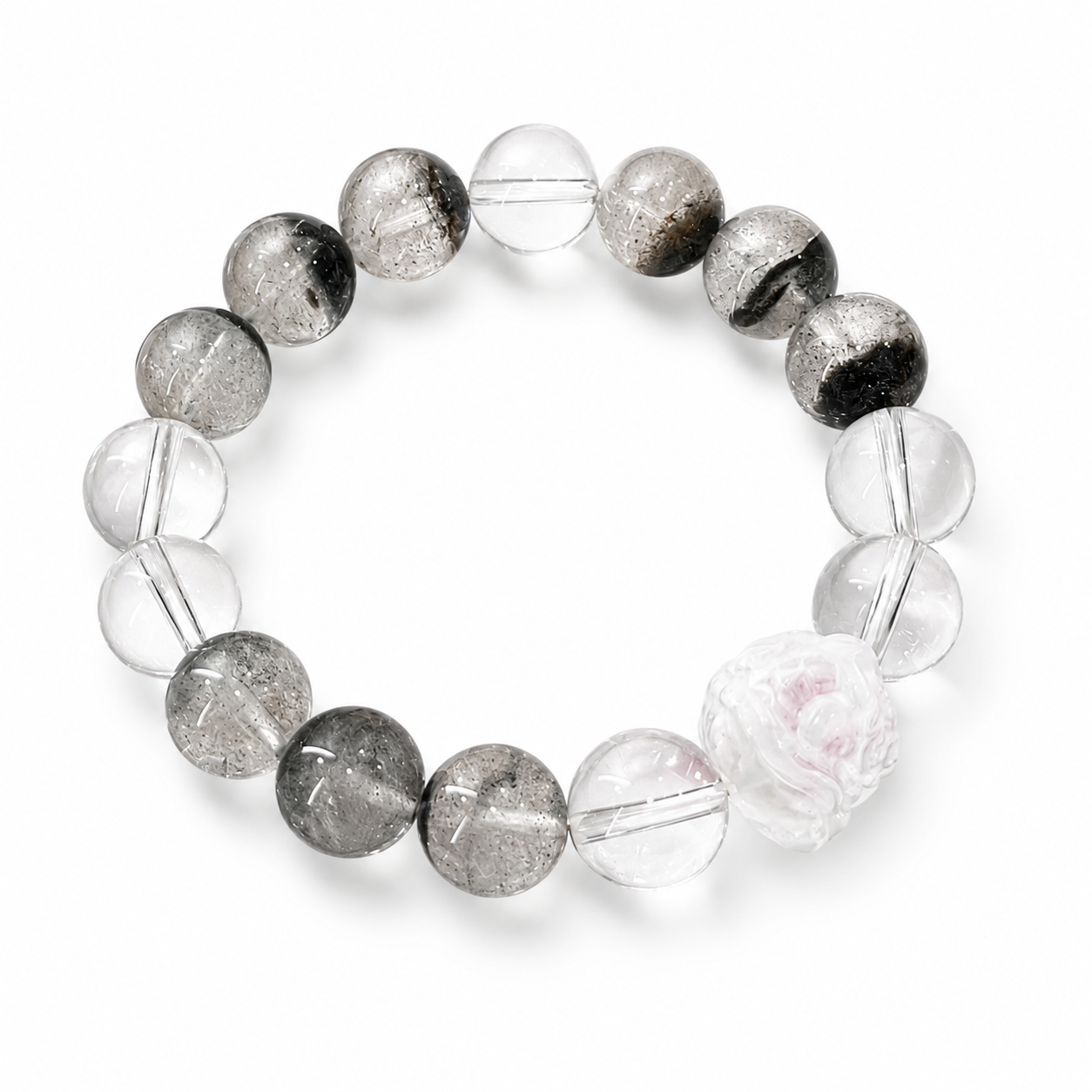 Shadowed Fortune crystal bracelet by Maison Lune