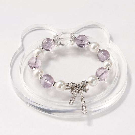 Violet Ember crystal bracelet by Maison Lune