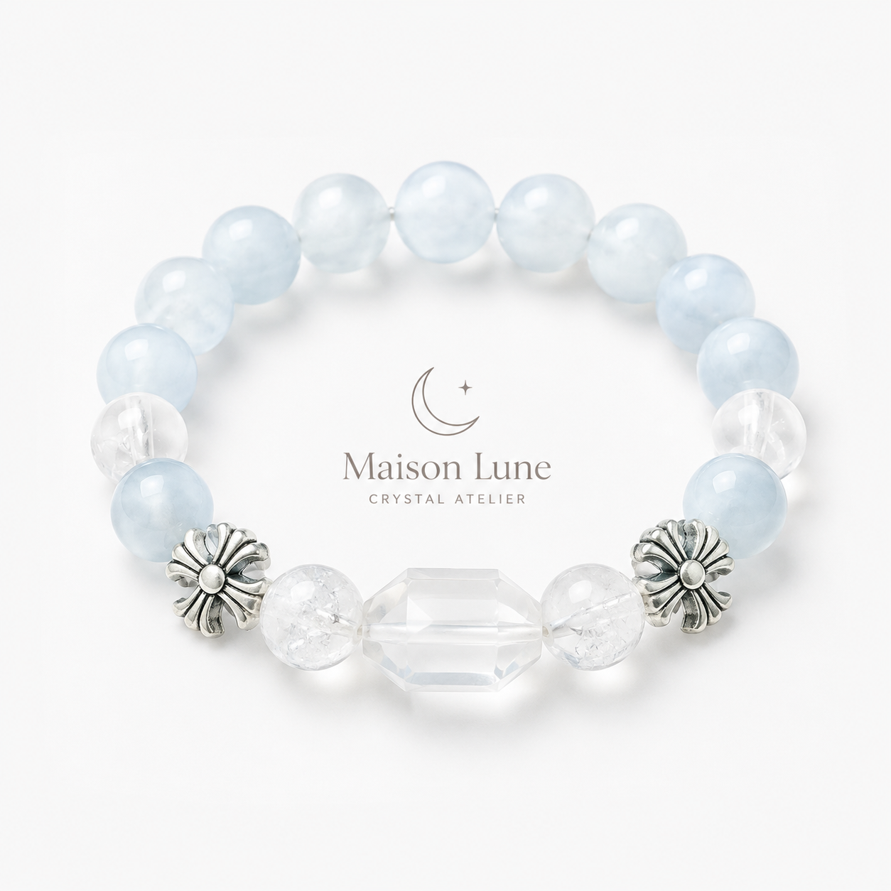 Azure Cross crystal bracelet