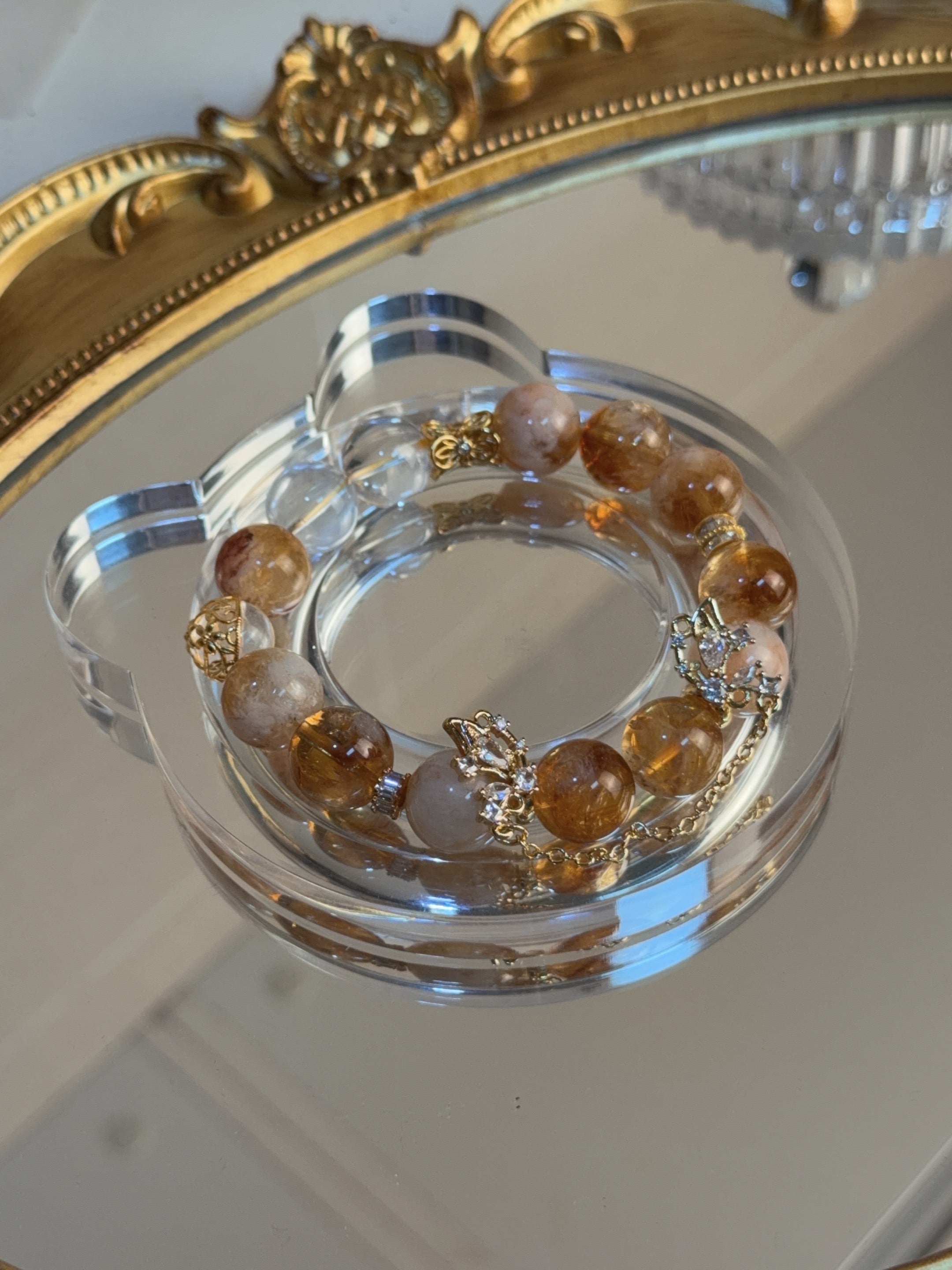 Golden Butterfly Blessing real product view
