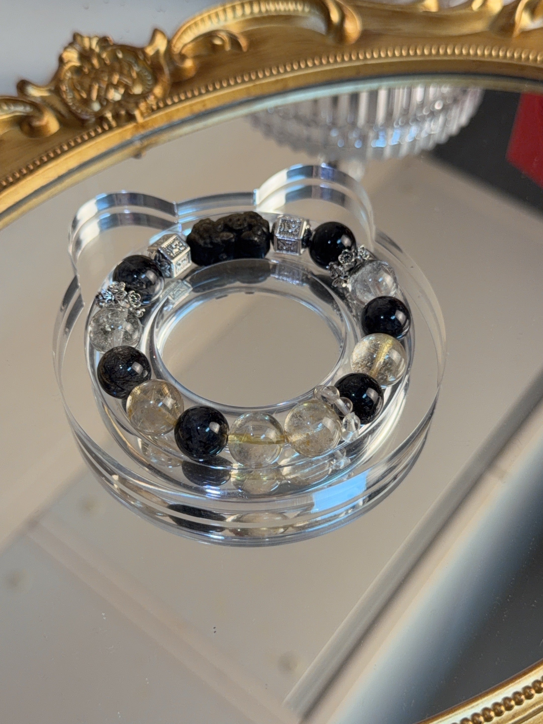 Obsidian Gold Pixiu real product view