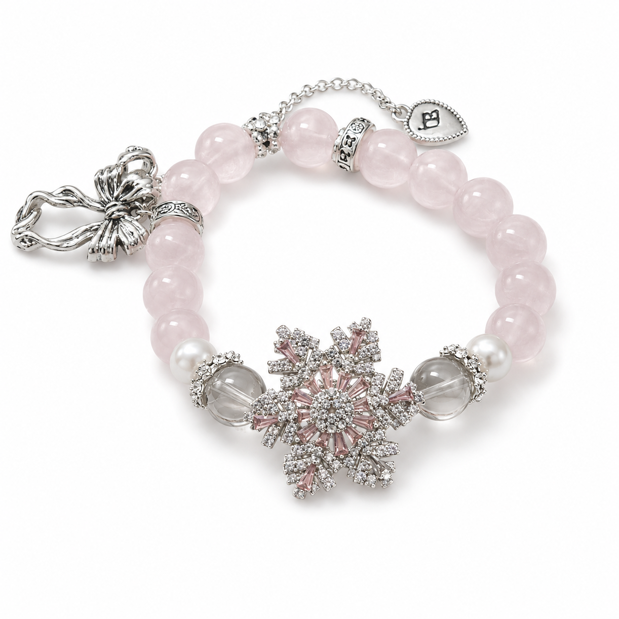 Spinning Snowflake crystal bracelet